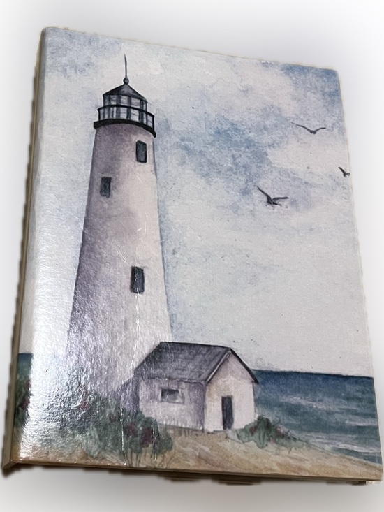 Other - 🍄Vintage Coastal Lighthouse Photo Album 4” x 6” Pictures Photo Frame Journal